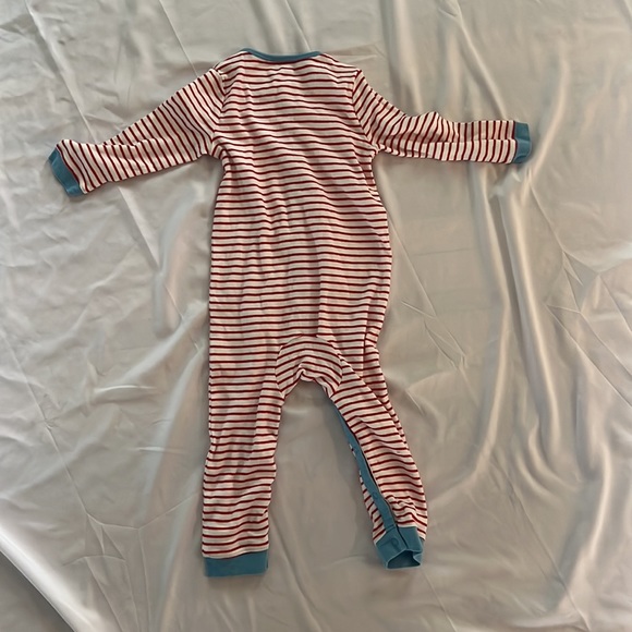 Baby Boden Romper Red/White Stripes Size 18-24 M - Picture 3 of 4